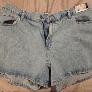Abercrombie & Fitch Light Blue Jean Shorts